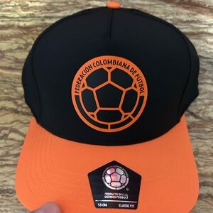 Black and Orange Cap